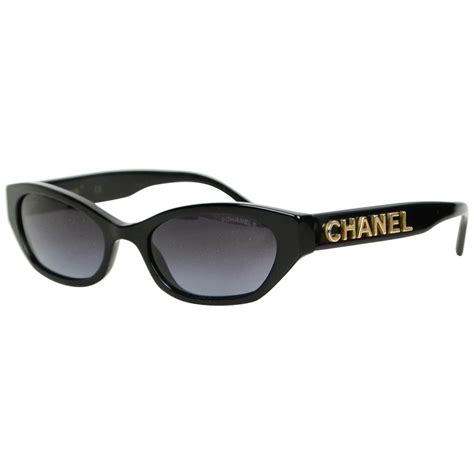 chanel black rectangle sunglasses|Chanel vintage rectangle sunglasses.